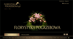 Desktop Screenshot of florystykapogrzebowa.pl