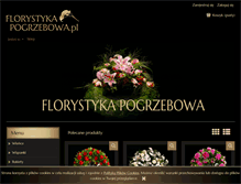 Tablet Screenshot of florystykapogrzebowa.pl